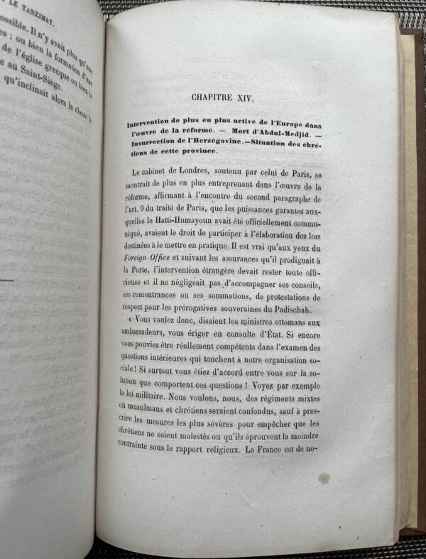 Rare, 1882, LA TURQUIE ET LE TANZIMAT OU HISTOIRE DES REFORMES, Eduard Engelhardt, Ottoman Empire, First Edition - Image 9