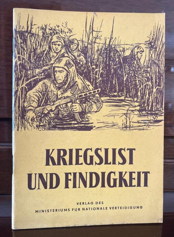 1956, SOVIET PROPAGANDA BOOKLET, KRIEGSLIST UND FINDIGKEIT, First Edition, DDR (GDR) EAST-GERMANY