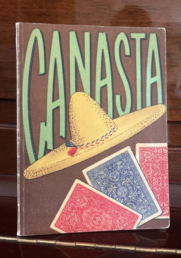 1940's ORIGINAL CANASTA BOOKLET, OFFICIAL RULES, ALEXANDRIA, EGYPT