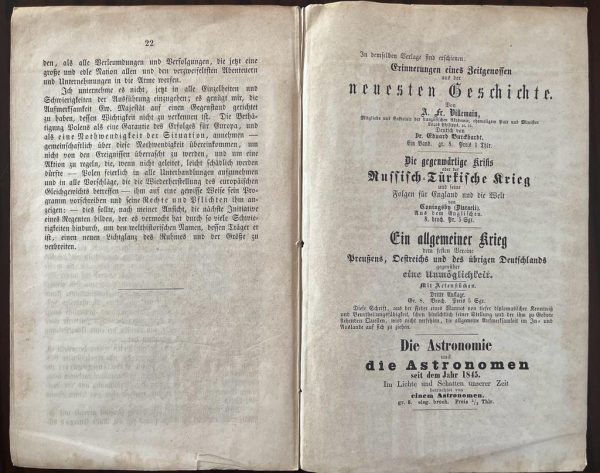 1854, Leon Rzyszczewski, Schreiben an den Kaiser der Franzosen, Eastern Question, First Edition - Image 3