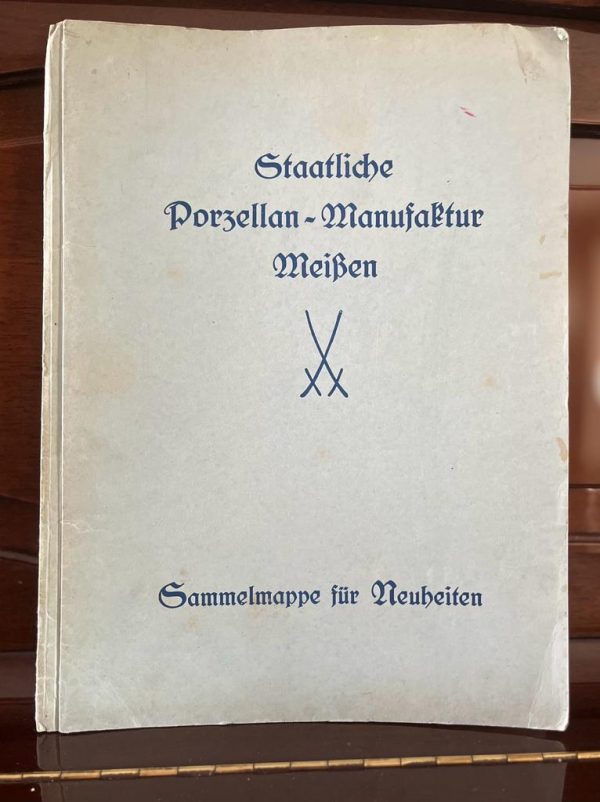 1939, Catalogue, Staatliche Porzellan-Manufaktur MEISSEN, MEISSEN Porcelain,  Folder for new Figures