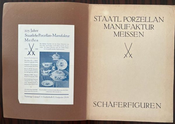 1935, Catalogue, Staatliche Porzellan Manufaktur MEISSEN, Porcelain MEISSEN, Shepherd Figures - Image 2