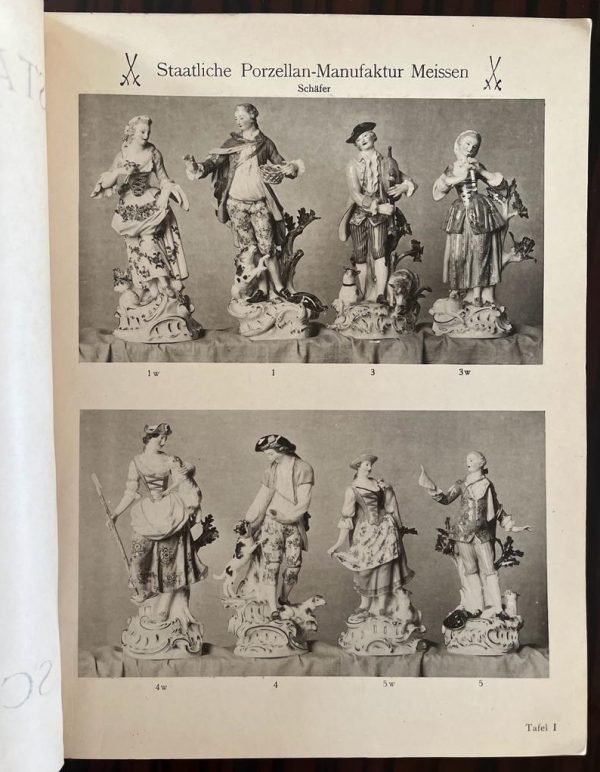 1935, Catalogue, Staatliche Porzellan Manufaktur MEISSEN, Porcelain MEISSEN, Shepherd Figures - Image 3