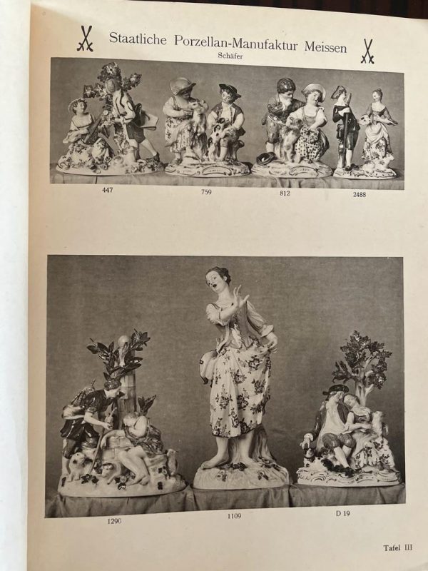 1935, Catalogue, Staatliche Porzellan Manufaktur MEISSEN, Porcelain MEISSEN, Shepherd Figures - Image 4