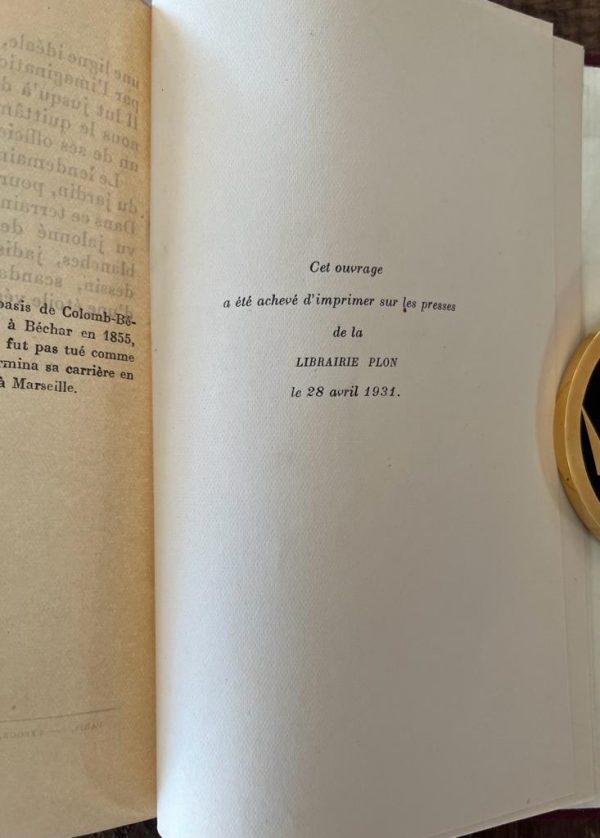 1931, ANDRE MAUROIS, SIGNED, LYAUTEY, 1/204 Copies, First Edition - Image 5