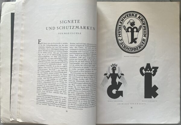 RARE! 1926, Gebrauchsgraphik, Monatszeitschrift zur Förderung Künstlerischer Reklame, Ludwig Hohlwein, Valenty Zietara - Image 10