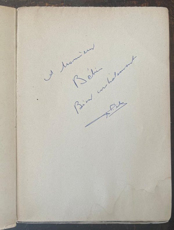 SIGNED, 1954, Marcel G. Pretre, Calibre 475 express Grandes, Chasses Africaines recits D' Adventures, First Edition - Image 3