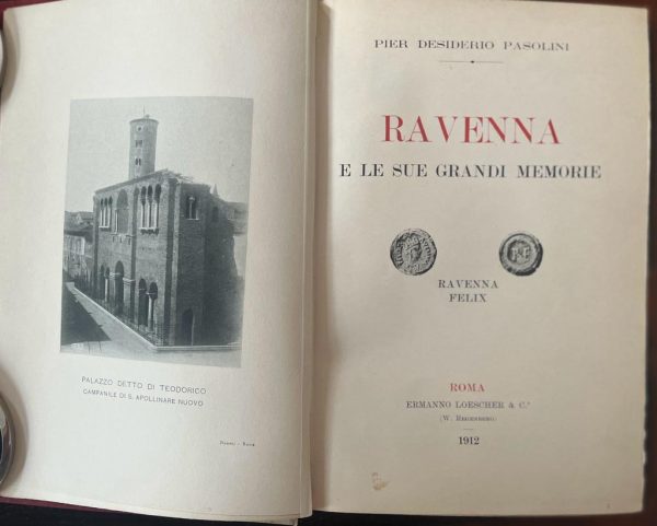 SIGNED, 1912, Pier Desiderio Pasolini, Ravenna, First Edition, Sir Edward Fitzgerald Law - Image 5