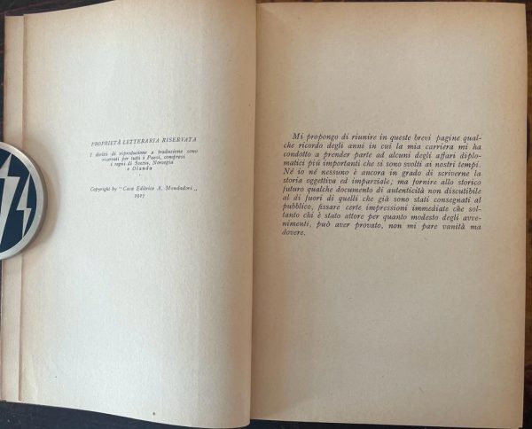 SIGNED, 1928, Alessandro de Bosdari,  Delle Guerre Balcaniche della Grande Guerra, First Edition, Sir Edward Fitzgerald Law - Image 3