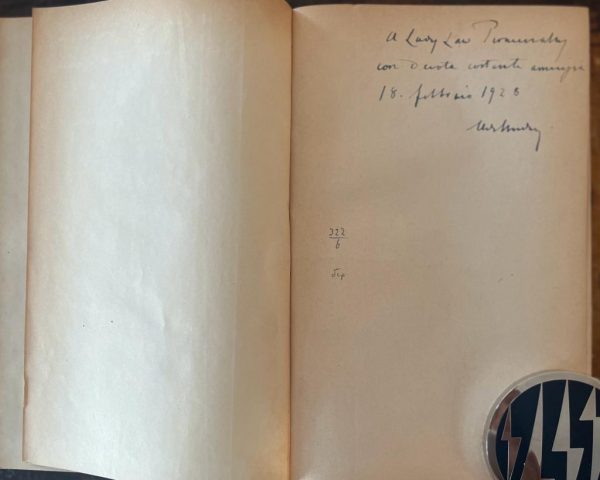 SIGNED, 1928, Alessandro de Bosdari,  Delle Guerre Balcaniche della Grande Guerra, First Edition, Sir Edward Fitzgerald Law - Image 4