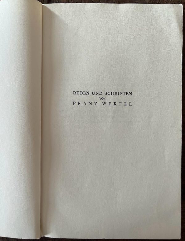 1932, Franz Werfel, Können Wir ohne Gottesglauben leben, First Edition - Image 2