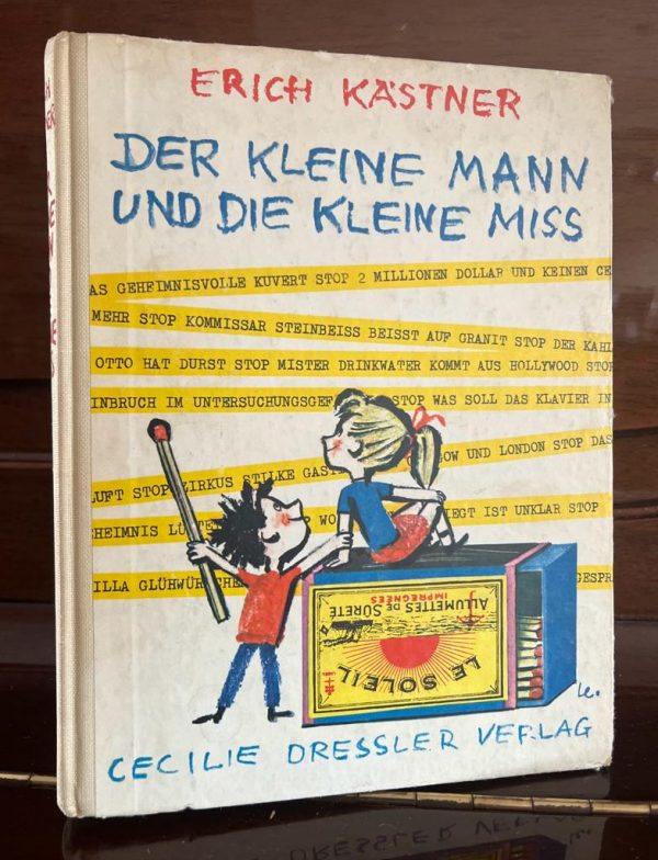 Signed, 1967, Erich Kästner, Der Kleine Mann und die Kleine Miss, First Edition