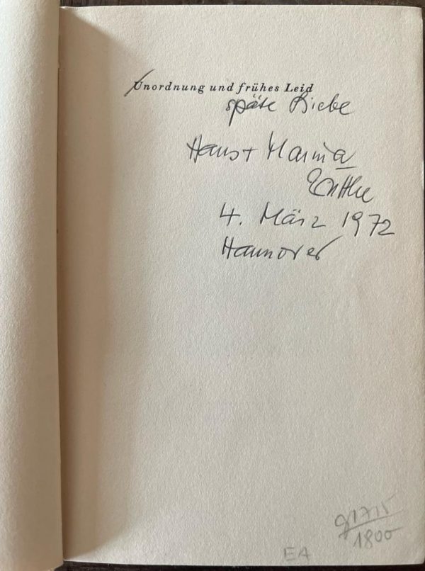 Rare! 1926, Thomas Mann, Unordnung und Frühes Leid, First Edition, Original Case, Nobel Laureate - Image 6