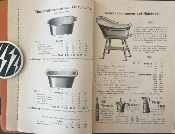 Very Rare! 1906, Conrad & Gruebler, Berlin,  Bade Apparate, Catalog, Bathtubs and Bathroom Furnishing - Image 4