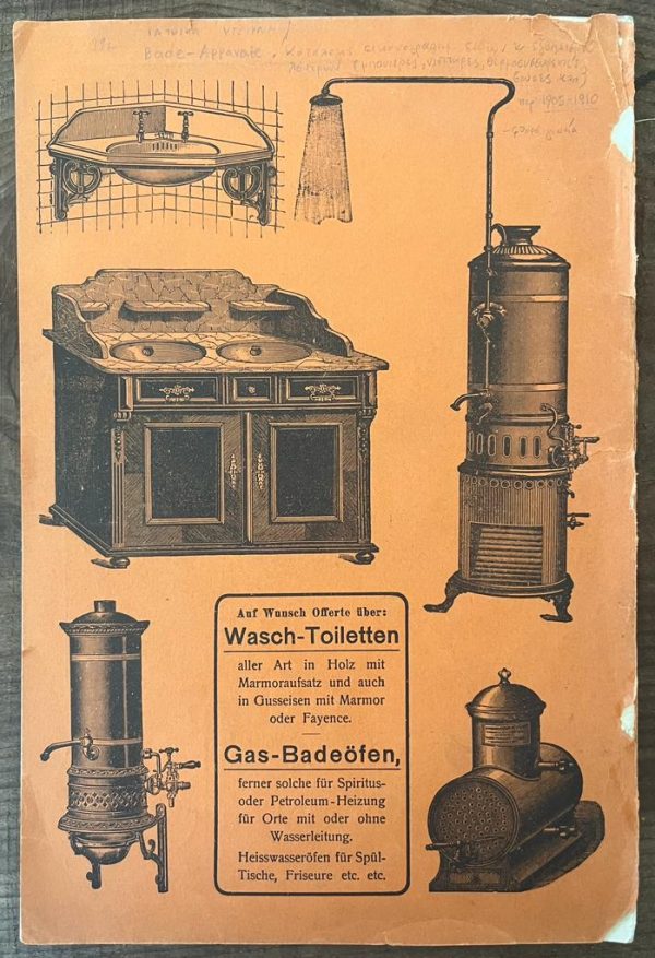 Very Rare! 1906, Conrad & Gruebler, Berlin,  Bade Apparate, Catalog, Bathtubs and Bathroom Furnishing - Image 8