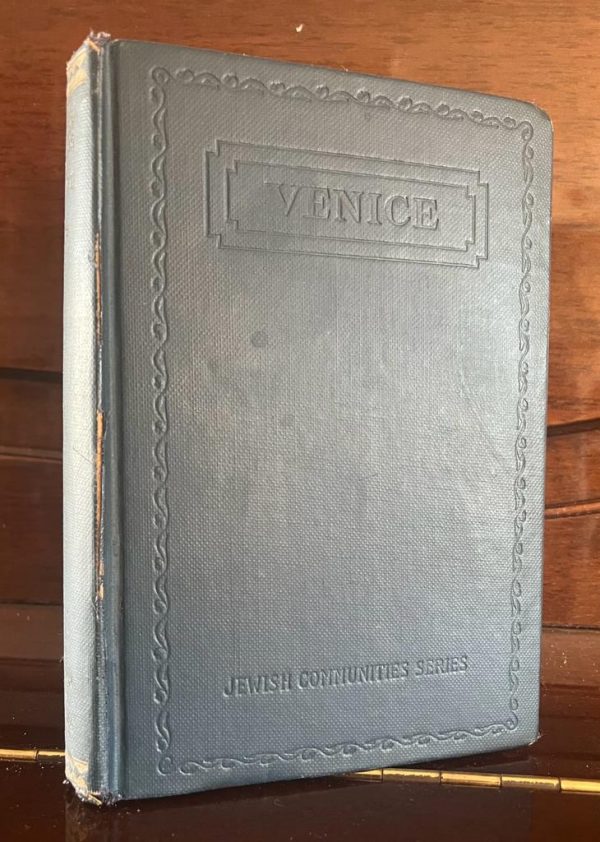 Rare! 1930, Cecil Roth, Jewish Community Series, History of Jews in Venice, First Edition