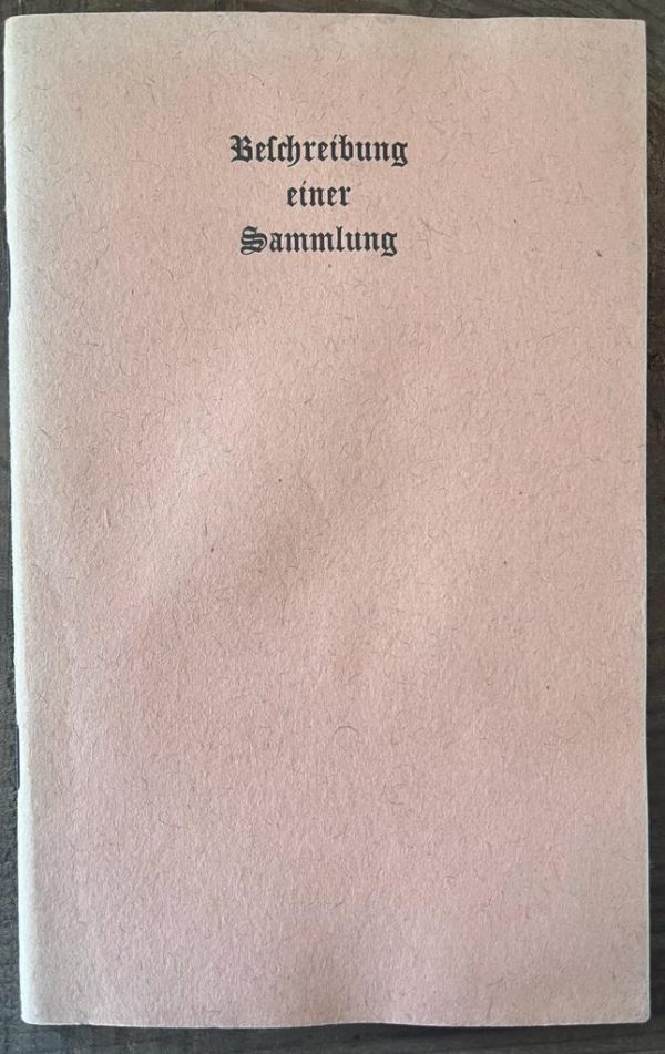 SIGNED, Beschreibung, Eine Sammlung von Heinz Saueressig, First Edition