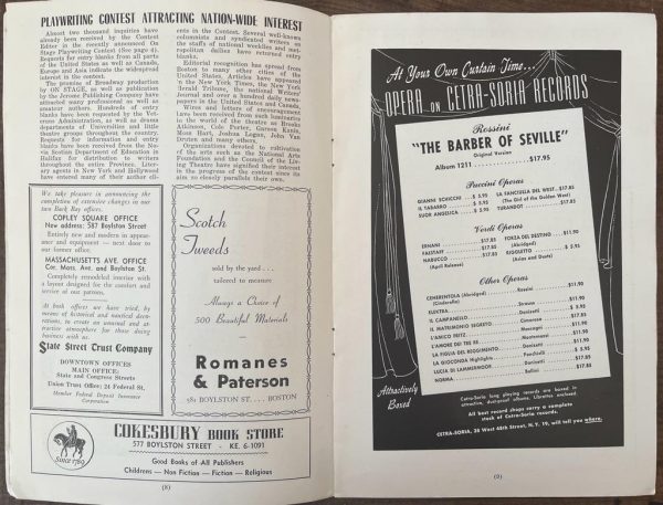 RARE NEW YORK METROPOLITAN OPERA Program, Boston 1951,  Richard Wagner, Tristan und Isolde, Fritz Reiner, Set Svanholm, Dino Yannopoulos - Image 3