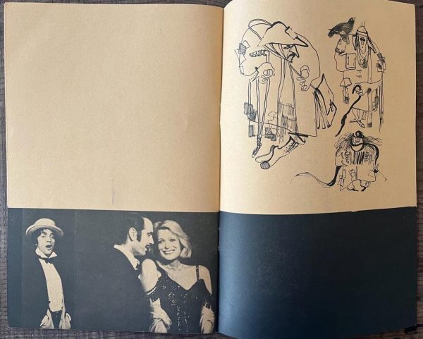 Rare! 1975, Theatre Program, Melina Mercouri, Jules Dassin, Kurt Weill, Bertolt Brecht, The Threepenny Opera, Nikos Kourkoulos