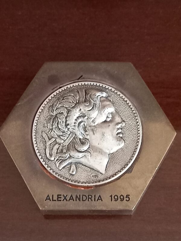 1995, Alexander The Great, King of Macedonia, Vintage Paperweight 925 Sterling Silver - Image 2