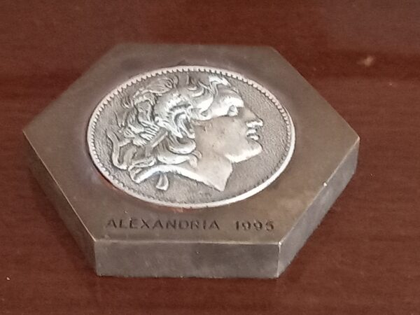 1995, Alexander The Great, King of Macedonia, Vintage Paperweight 925 Sterling Silver - Image 4