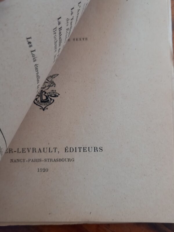 SIGNED! 1920, General Arthur Boucher, Bataille de Marathon, First Edition - Image 4