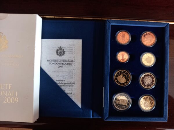 EURO Coin Set, San Marino 2009 Proof