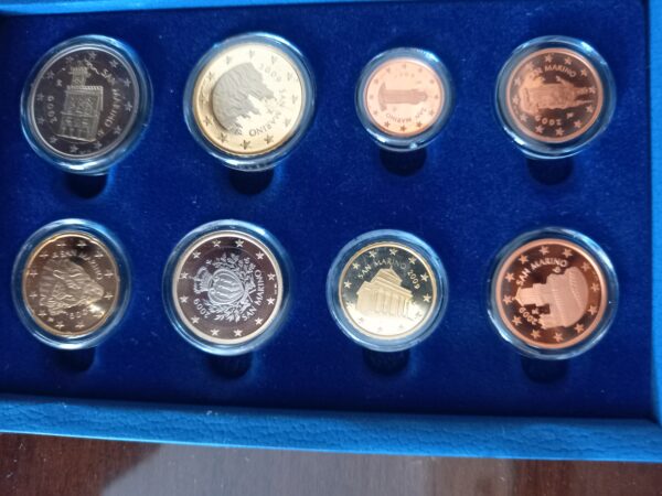 EURO Coin Set, San Marino 2009 Proof - Image 3