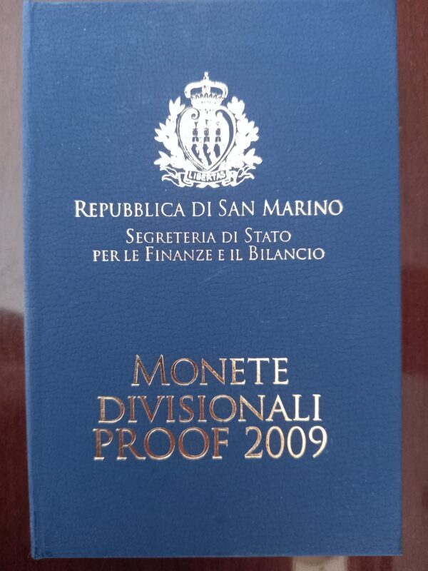 EURO Coin Set, San Marino 2009 Proof - Image 4