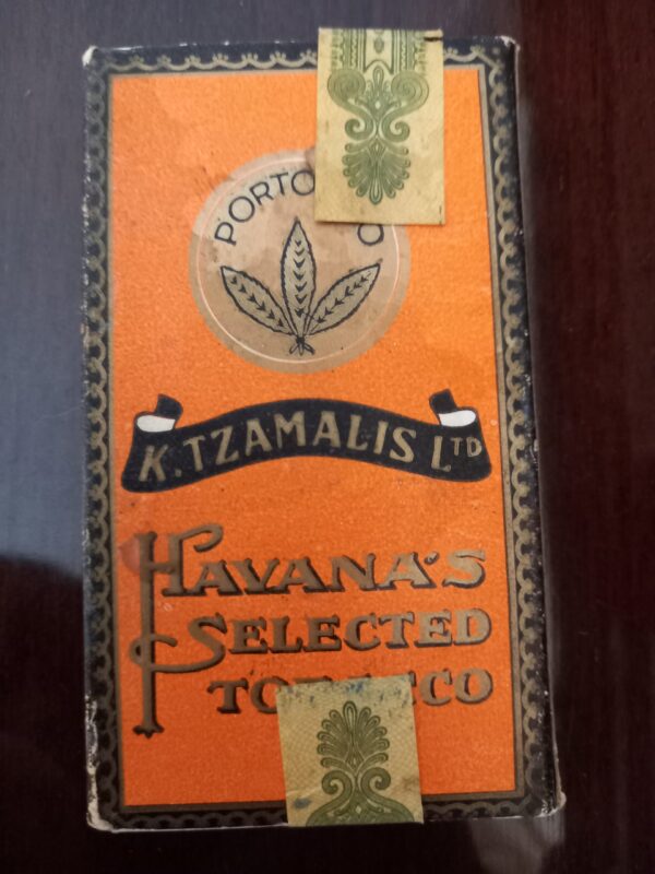 1950's, Greece, Very Rare, K. Tzamalas, Havana's Selected Tobacco, Unopened, Cigar