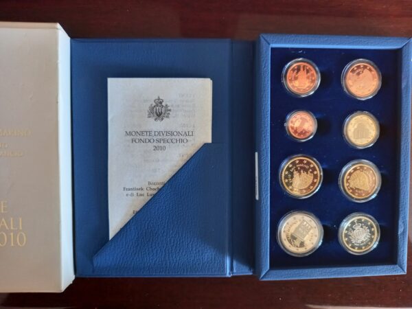 EURO Coin Set, San Marino 2010 Proof