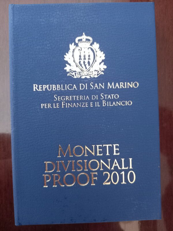 EURO Coin Set, San Marino 2010 Proof - Image 3