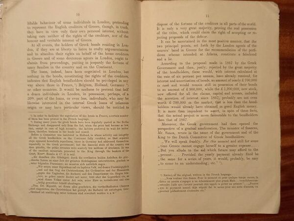 1877, A Letter to Ioannes Gennadius by Louis Drucker, Greece Economic Crisis - Image 3