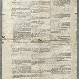 Rare, 1836, King Otto of Greece, Statuten der Naturhistorischen Gesellschaft zu Athen,  Early Greek Historical Document