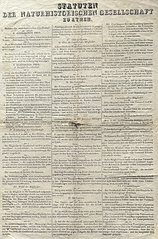 Rare, 1836, King Otto of Greece, Statuten der Naturhistorischen Gesellschaft zu Athen, Early Greek Historical Document - Image 3