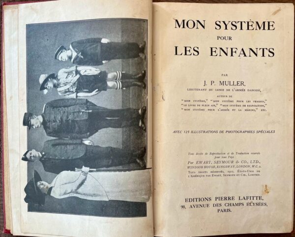 1912, Mon Systeme pour les Enfants, J. . Muller, 126 Photos, Complete