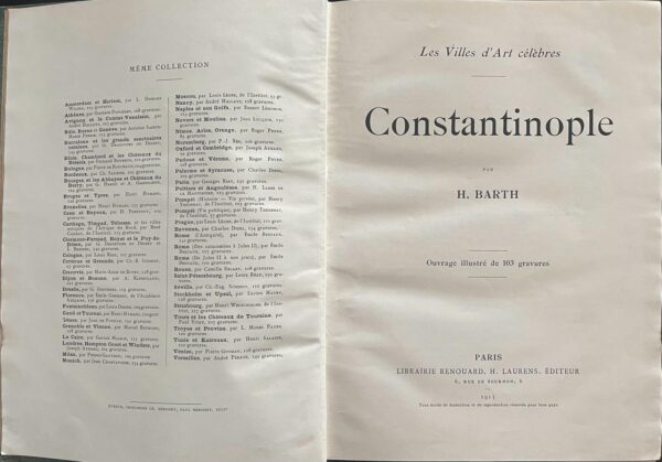 1913, H. Barth, Album, Constantinople, with 103 Photos - Image 11