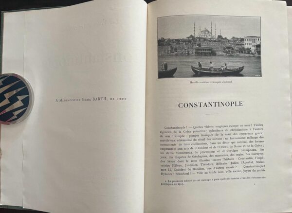 1913, H. Barth, Album, Constantinople, with 103 Photos - Image 10