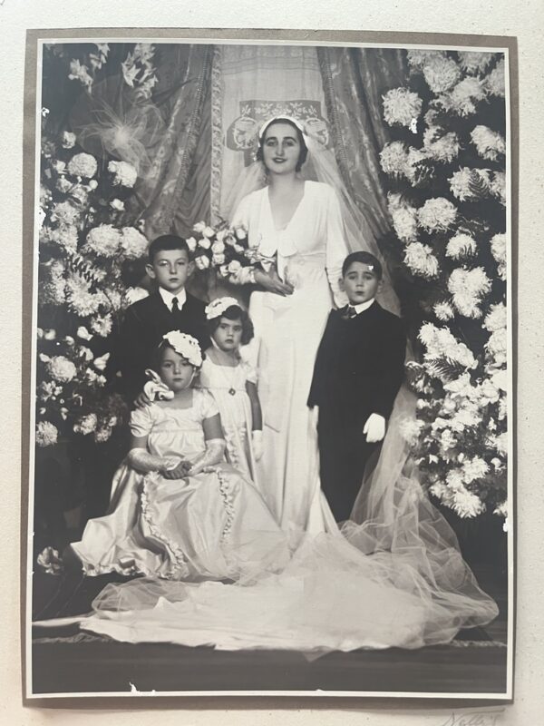1940s, Vintage Original Bride Photography by Greek Photographer NELLY'S, Wedding Picture - Image 3