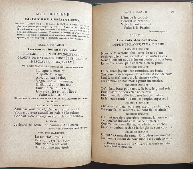 Édouard Descamps, Africa, Rare 1894 Anti-Slavery Drama, Signed Presentation Copy to the Mavromichalis Family - Image 8
