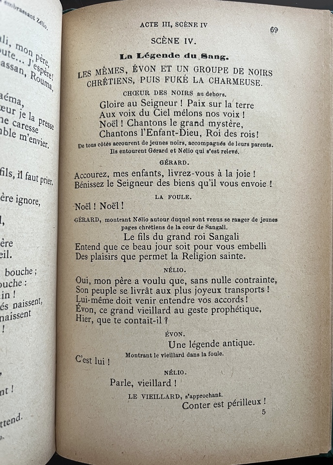 Édouard Descamps, Africa, Rare 1894 Anti-Slavery Drama, Signed Presentation Copy to the Mavromichalis Family - Image 9