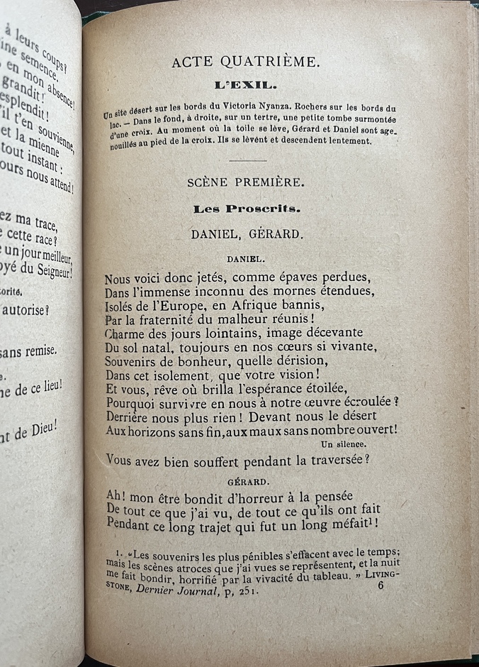 Édouard Descamps, Africa, Rare 1894 Anti-Slavery Drama, Signed Presentation Copy to the Mavromichalis Family - Image 10