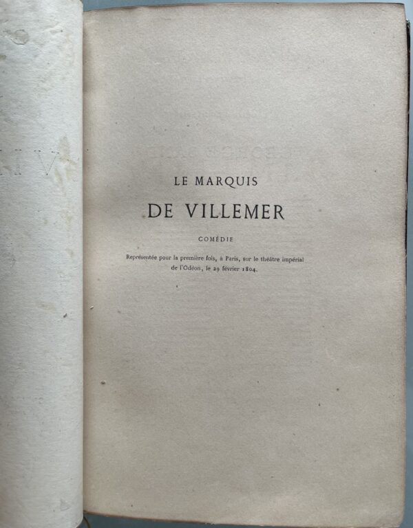 Rare! 1864, George Sand, Le Marquis de Villemer, First Edition, First Printing - Image 5