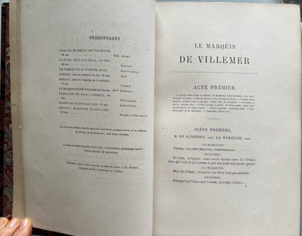 Rare! 1864, George Sand, Le Marquis de Villemer, First Edition, First Printing - Image 8