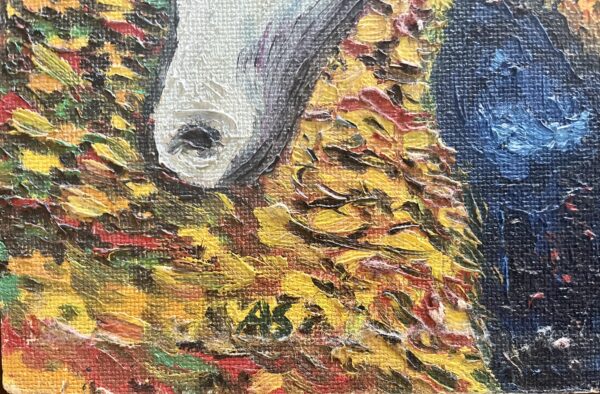 Original, Oil on Wood, Painting, Adolf Schleicher, Signed, Acrobat with Horse - Image 6