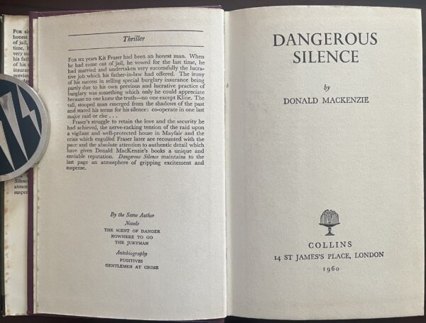 Donald MacKenzie, Andrew Garve, 1st ED, Crime Club, London, 1960, 1958, Orig. DJ - Image 7