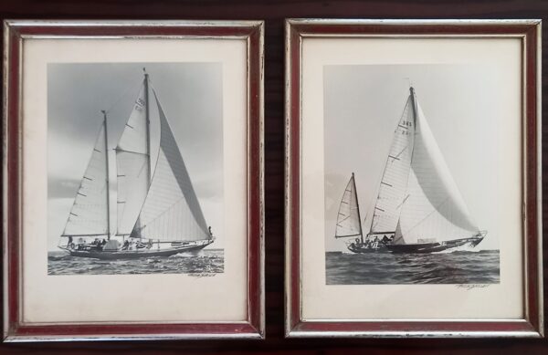 1970s, Peter Barlow, Signed, Yachting, Black & White Photographs, Low Angle