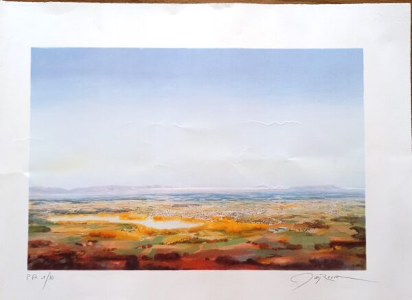 Signed, Lluis Roura, Numbered, Spain, Catalan Landscape, Lithograph, 1/10 Copies