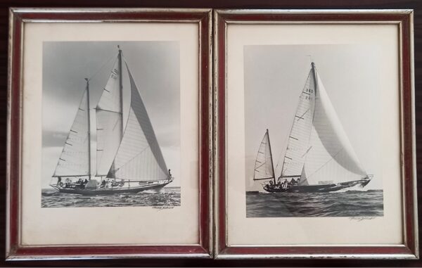 1970s, Peter Barlow, Signed, Yachting, Black & White Photographs, Low Angle - Image 2