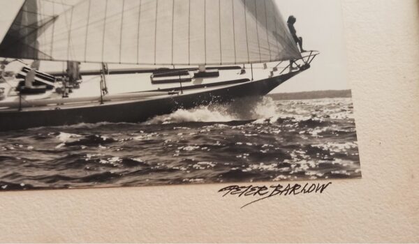 1970s, Peter Barlow, Signed, Yachting, Black & White Photographs, Low Angle - Image 6